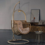 Modern Hanging Swing Chair - Birch Color - Image 3