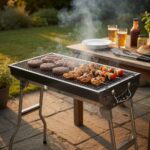 Folding Outdoor Barbecue Grill Large - Image 2