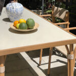 Rectangular Dining Table with 4 Chairs - Light Cherry - Image 3