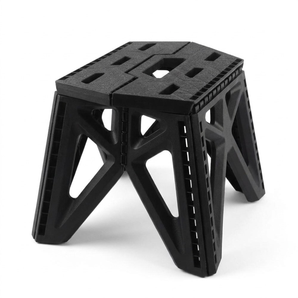 osm-2266-1 Portable Large Folding Chair - Black - Image 1