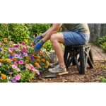 Portable Large Folding Chair - Black - Image 3
