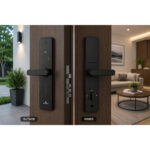 Smart Security Door Lock with Fingerprint and Card Access - Image 2
