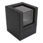 Wooden Single Watch Winder PU Leather - Image 2