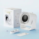 Portable Mini Desk Fan - White - Image 4