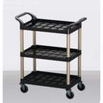 Premium 3-Tier Serving Trolley - Image 2