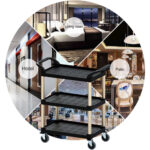 Premium 3-Tier Serving Trolley - Image 4