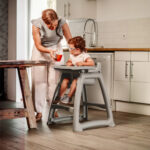 Adjustable Baby High Chair with Feeding Tray - Image 4