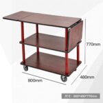 Multi-Tier Service Trolley with Folding Top - Image 3