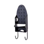 Wall Mount Iron Stand - Black