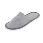 Soft Indoor Slippers - Grey - Image 2