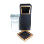 Luxury Cigarette Ash Bin with Waste Compartment - Image 4