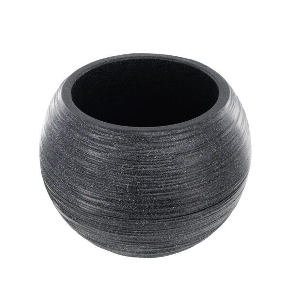 Textured Round Flower Pot (PP Plastic)