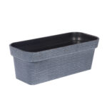 Rectangular Planter Box - Textured (PP Plastic)