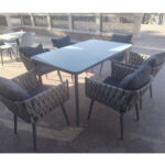 Outdoor Dining Table Set - 6 Seater - Image 3