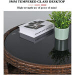 Outdoor Coffee Table Set - 2 Seater - Image 3