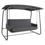 Outdoor Garden Swing Sofa - 3 Seater with Canopy