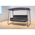 Outdoor Garden Swing Sofa - 3 Seater with Canopy - Image 3
