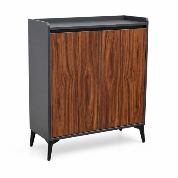 Modern MDF Wood Finish Storage Cabinet