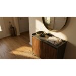 Modern MDF Wood Finish Storage Cabinet - Image 4