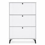 3 Compartment Shoe Storage Cabinet (MDF Board)