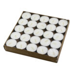 Unscented Tea Light Candles Pack of 50 (Paraffin Palm Wax)