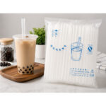 Transparent Pearl Drinking Straws - PE - Image 2