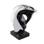 Abstract Ornament Sculpture - Resin with Marble Base
