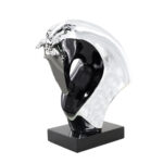 Abstract Ornament Sculpture - Resin with Marble Base - Image 2