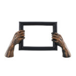 Decorative Hand Frame Ornament - Resin Art Piece - Image 2
