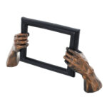 Decorative Hand Frame Ornament - Resin Art Piece