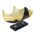 Abstract Wave Sculpture - Zinc Alloy Finish - Image 2