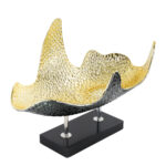Abstract Wave Sculpture - Zinc Alloy Finish