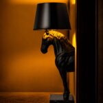 Horse Floor Lamp - Fiberglass Decorative Lighting - Image 2