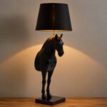 Horse Floor Lamp - Fiberglass Decorative Lighting - Image 3