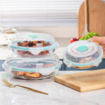 3-Piece Smart Lock Food Storage Container Set - Image 2