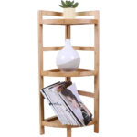 Bamboo Corner Storage Rack - 3 Tier