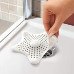 TPR Star-Shaped Hair Catcher Drain Cover (Anti-Clog) - Image 2