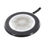 36 cm Frying Pan - Stainless Steel with Silicone Handle - Image 2