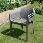 Net Chair Turtle Dove Grey (Set of 4) - Image 3