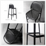 Lume Bar Chair Set of 2 Pcs - Image 3