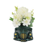 Artificial Flower Bonsai in Vintage Car Cement Planter - Image 13