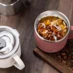 Insulated Coffee Mug with Lid And Handle - Image 2