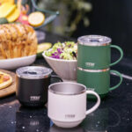 Insulated Coffee Mug with Lid And Handle - Image 4