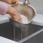 Stainless Steel Multi-Function Vegetable Washing and Draining Basket - Image 2