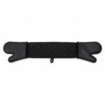 Non-Slip Silicone Kitchen Oven Mitts with Long Cuff