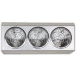 Stainless Steel 3-Compartment Cutlery And Utensil Holder