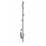 Vertical Electric Towel Warmer SS Black