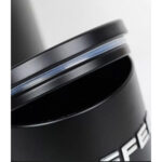 Tea, Coffee & Sugar Canisters Set of 3 Pcs Matt Black - Image 3