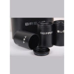 Tea, Coffee & Sugar Canisters Set of 3 Pcs Matt Black - Image 2