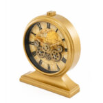 Creative Gear Art Table clock Gold - Image 2